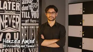 Meet Hanzala Amjad, a BS Accounting & Finance student at IMSciences