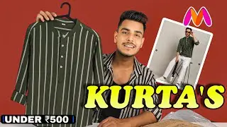 Best 6 Men's Kurta  from Myntra Under 499 | stylish and affordable 👌 
