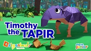 Eps 13. FUN CARTOON FOR KIDS | ORIGANIMALS | Timothy the Tapir had his nose stuck in a log!