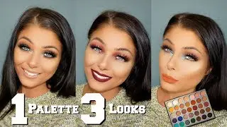 1 Palette 3 Looks | Jaclyn Hill x Morphe Palette