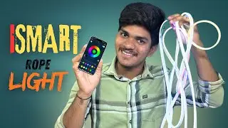 Smart led neon rope light testing video || rope light with phone control || full review in Telugu ||