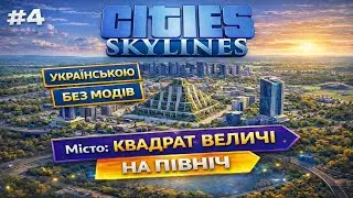 Cities Skylines — від села до Мегаполіса | Квадрат Величі | Серія #4