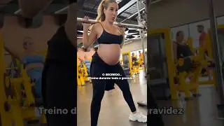 E voc&ecirc; tem treinado?? 👇 #academia #fitness #gestante
