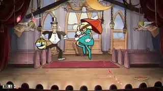 Cuphead sally stageplay boss fight phase skip