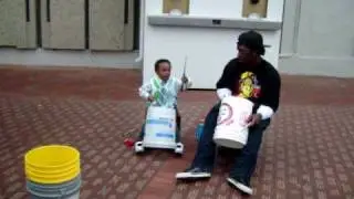 3 Year Old Music Prodigy Drummer at Wrigley Field in Chicago