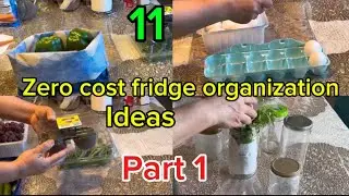 Zero Cost Fridge Organization ideas (PART 1)To Be Continued 