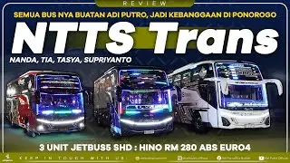 Jetbus5 SHD Terbaru di PO NTTS Trans : Semua Bus Nya Buatan Adi Putro, Jadi Kebanggaan di Ponorogo