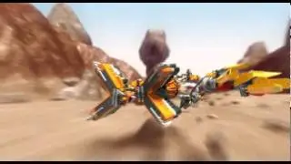 LEGO 7962, Lego Star Wars, Anakin's & Sebulba's Podracers