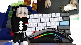 [1500FPS] Keyboard+Mouse Sounds (Handcam) ASMR l Hypixel Bedwars
