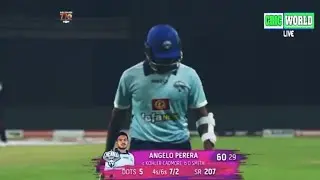 #T10League2021 - Angelo Perera Best 50* #SL #SriLanka