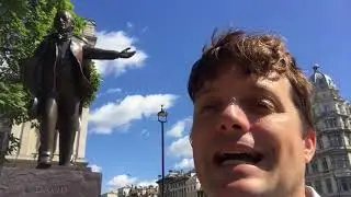 Lloyd George - his statue on Parliament Square.