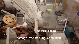 Wheel type ingot casting line