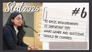EP 6: SLAT 2026 PI Preparation | Basic Requirements, Important Tips & Question Types