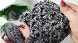 Strickmuster Hexentreppe Reloaded  - ohne aufgezogene Maschen