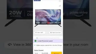 Daiwa 43-inch Full HD Smart TV@₹11,699 &ndash; Big Screen, Low Price! #shorts