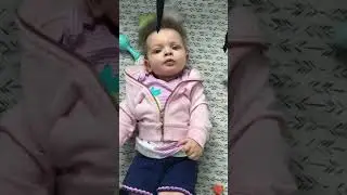 My sweet innocent baby talking back to Daddy