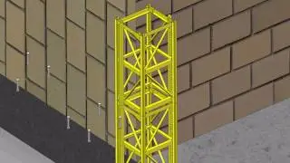 construction hoist install video