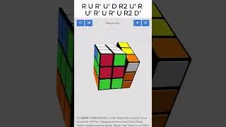 G perm on a 3x3 Rubik's Cube (d) #rubikcube #puzzle #cubing