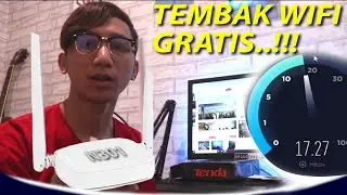 Tembak Wifi Gratis Dengan Router Tenda N301 Terbaru 2020