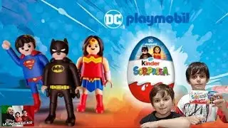 Apriamo un'altra scatola Kinder Sorpresa Dc Comics Playmobil!
