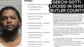GEECHI GOTTI LOCKED UP IN OHIO BUTLER COUNTY 