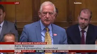 Prime Minister responds to Barry Sheerman MP at PMQs