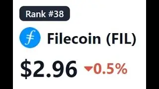 ✅🆓 - Filecoin (FIL)- готовимся к покупке #filecoi̇n  #FIL #криптовалюта #крипта #крипто #bixret