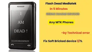 Flash firmware any mtk device fix #softbricked #hangonlogo #bootloop #mtk
