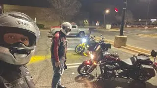 Short Motorcycle Night Ride with Austin
