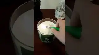 Lighting up in office our Bath n Body 3-wick candle - STRESS RELIEF 🐸🐸