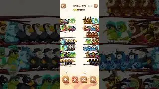 bird sort 2 color puzzle solution niveau 371 #games #gaming #puzzle #puzzlegame #androidgames