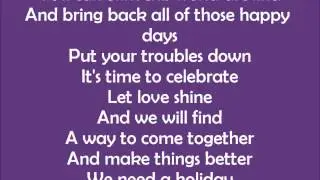 Madonna Holiday Lyrics
