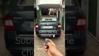 Skoda Rapid 2020 | Remote Trunk opening feature | Delivery #coolcarfeatures #shorts