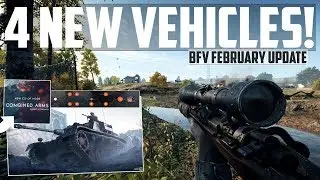4 НОВЫХ ТЕХНИКИ В BATTLEFIELD 5! ​​| Февральское обновление BF5 (кооперативный режим, оружие и многое другое!)