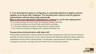 Microsoft DP-800 Practice Exam for Developing AI-Enabled Database Solutions