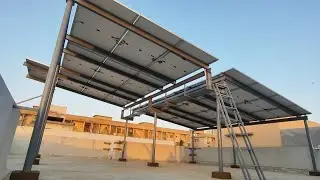 12kw OnGrid solar system installed with elevated structure