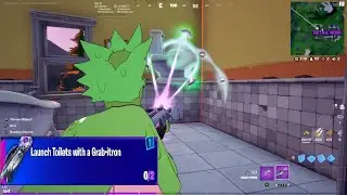 Launch Toilets with a Grab-itron (2) - Fortnite Week 9 Epic Quest