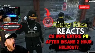 Ricky Rizz Reacts to CG wiping ENTIRE PD after the most INSANE 2 hour HOLDOUT! 😮‍💨 (ALL POVS) #gtarp