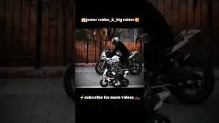 Junior raider & Big Raider✨🥰#motovlogvlog #viral #raiders #crash #duke390 #zx10r #shorts#ktmrc390