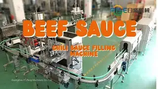 CHILI SAUCE & BEEF PASTE FILLING LINE | OIL ADDING | VACUUM CAPPING | LABELING SYSTEM
