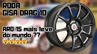 RODA GISA DRAG 10 - ARO 15 mais leve do mundo ????