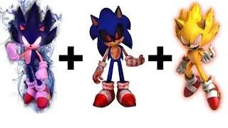 Dark Sonic + Sonic.Exe + Fleetway Sonic = ?