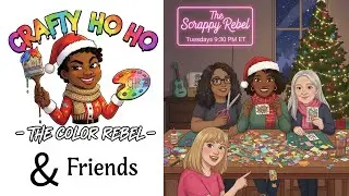 Late Night Christmas Rebels: Holiday Card Making with the Crew! 🎄✨