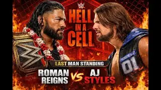FULL MATCH Roman Reigns vs AJ Styles Last Man Standing Hell In A Cell #romanvsajstyles #wwehiac