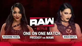 WWE 2K25 | Roxanne Perez vs Rhea Ripley | Single's Match | WWE RAW