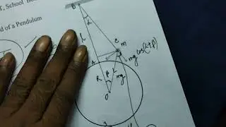 Time Period of Pendulum : Length comparable with radius of 🌎 or infinitely long: Derivation