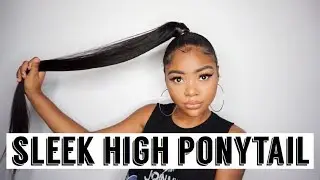 EASY Slick High Ponytail Tutorial ♡ ft. unice hair