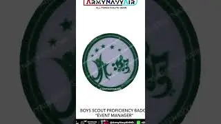BSG Event Manager Proficiency Badge 🎉 #armynavyair #eventmanager #scout #guide  #proficiencybadge