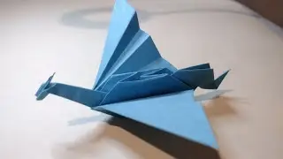 Origami flapping dragon | how to make a cool origami flapping dragon