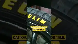 Cat Permanen untuk ban motor #shorts #youtubeshorts